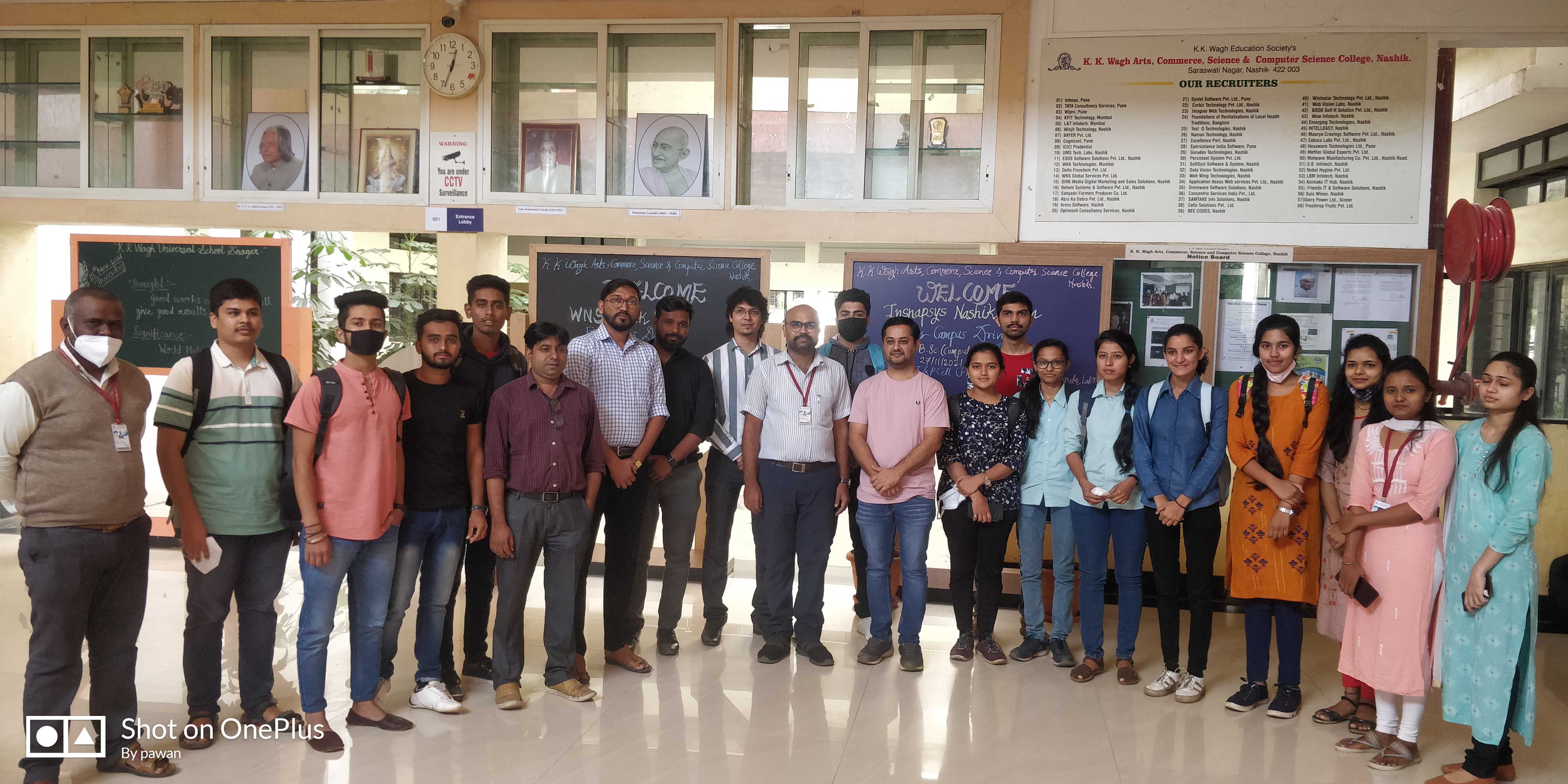 Insnapsys Team Visit for Campus Drive 2021-22